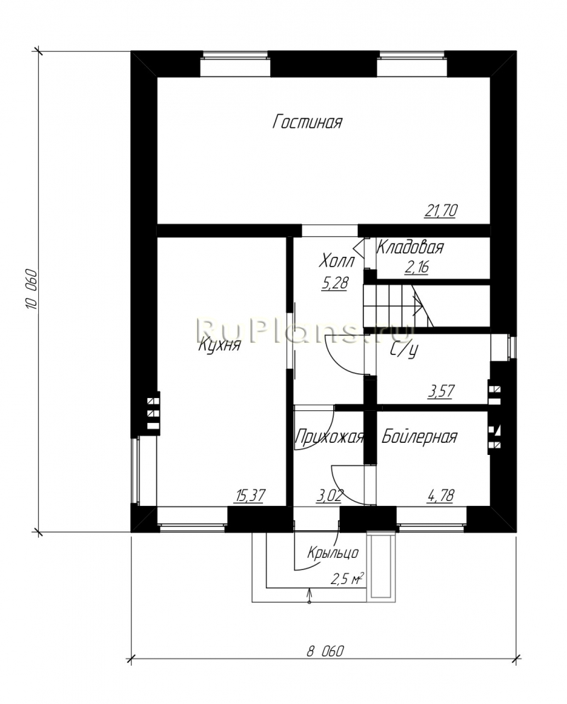 Проекты домов 170 м² из кирпича в Орехово-Зуево